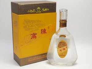 匂い漏れ有★★中国酒 陳年金門高粱酒 陳高 2011詰 600ml/56% 箱付★AY113525