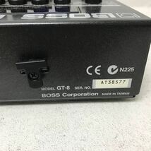 0220J BOSS ボス ギター エフェクター マルチエフェクター GT-8 GUITAR EFFECTS PROCESSOR 通電確認済み 楽器 器材 ケース付き_画像6