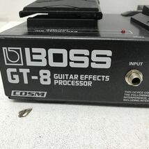 0220J BOSS ボス ギター エフェクター マルチエフェクター GT-8 GUITAR EFFECTS PROCESSOR 通電確認済み 楽器 器材 ケース付き_画像7