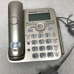 0226H Panasonic パナソニック 電話機 VE-GD53-N コードレス電話機 親機 / 子機 KX-FKD352-N シャンパンゴールド 通電確認済み