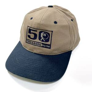 90s キャップ 帽子 ロゴ ベースボールキャップ 刺繍 CAP ビンテージ アメリカ製 usa old 企業 time 80s アメカジ 2トーン 00s y2k Marsoc 