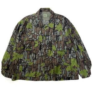 90s 80s Trebark camo bdu ミリタリー カモフラ ビンテージ アメリカ製 usa 迷彩 ツリーカモ asat ファティーグ ジャケット y2k Army navy