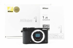 【ジャンク】ニコン Nikon 1 J5 ブラック ボディ #3206A618