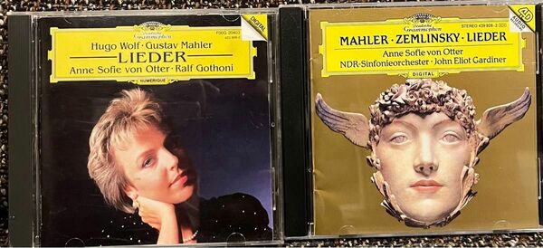 廃盤CD/A.S.V.オッター/マーラー、ウォルフ、ツェムリンスキー歌曲集（2枚セット）