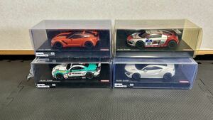 京商　オートスケール コレクション　ミニッツ MINI-Z AudiR8LMS.HONDANSX.corvetteZR1.PETRONAS SC430 4台セット