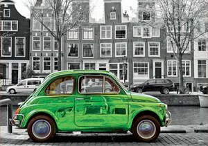 18000 Educa 1000ピース ジグソーパズル アムステルダムの車