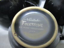 USED★Noritake★ノリタケ FOLKSTONE フォークストーン カップ＆ソーサー 5客セット_画像6