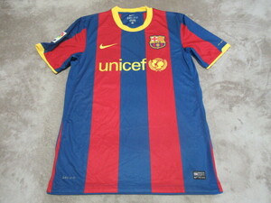 【正規品】バルセロナ 2010-2011シーズン ホーム用 半袖 Mサイズ タイ製