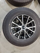 【即決】新車外し☆Bwin☆ダンロップ☆SP175☆195/80R15☆ブラポリ☆6J☆ET32☆990kg荷重☆ハイエース☆PCD139.7☆レジアスエース☆6穴_画像3