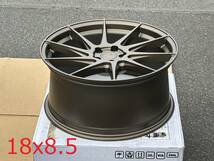 新品！Aodhan AH09 18x8.5+35 18インチ 5穴 PCD108 Matte Bronze 左右対称 ミラーリング フローフォーミング製法_画像3