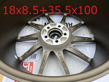 新品！Aodhan AH09 18x8.5+35 18インチ 5穴 PCD108 Matte Bronze 左右対称 ミラーリング フローフォーミング製法_画像5