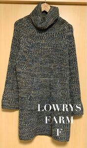 LOWRYSFARM タートルネック ニット ワンピース セーター