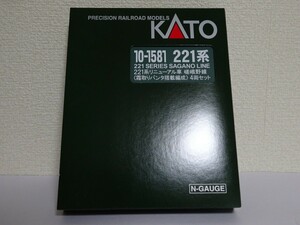 kato 10-1581 221系リニューアル車 嵯峨野線 (霜取りパンタ搭載編成)4両セット