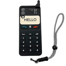 Galaxy Z Flip4 電話 ケース 可愛い 韓国 カバー ブラック_画像5
