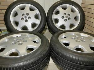 ★美品★TOYOTA/セルシオ純正タイヤホイールSET×4本★225/55R17★PCD114.3-5H★クラウン/カムリ/ノア/ヴォクシー/10/20/30/流用にも★