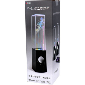 RiC Bluetooth噴水スピーカー ブラック BS0006 /k