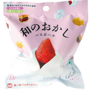 まとめ得 写実食品 和のおかしバスボール さくらの香り 60g 1回分 x [10個] /k