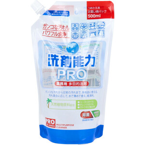 まとめ得 業務用 多目的洗剤 洗剤能力PRO つめかえ用 500mL x [8個] /k