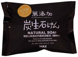 まとめ得 マックス無添加炭生石けん８０ｇ 　 マックス 　 石鹸 x [8個] /h