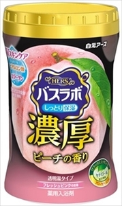 まとめ得 ＨＥＲＳバスラボボトル　濃厚ピーチの香り６００ｇ 　 白元アース 　 入浴剤 x [16個] /h