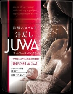 まとめ得 汗だしＪＵＷＡスパイシーウッドの香り５００ｇ 　 白元アース 　 入浴剤 x [2個] /h