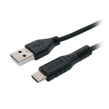 まとめ得 【5個セット】 MCO シリコンUSB2.0ケーブル AtoC 1.5m ブラック USB-YCA15/BKX5 x [2個] /l_画像1