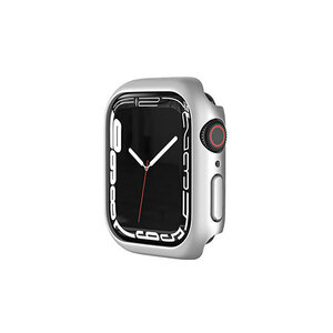 Резюме TF7 Tea F Семь твердого корпуса воздушная кожа для Apple Watch 45mm Chrome Silver TF07CS45 x [2] /L