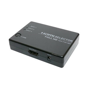 【5個セット】 MCO HDMIセレクタ FULLHD対応 3ポート HDS-FH01/BKX5 /l