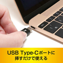 MCO SD microSDカードリーダ ライタ Type-C ブラック USR-CSD1/BK /l_画像3