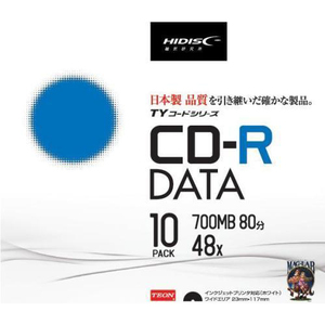 まとめ得 HIDISC HI DISC CD-R データ用 高品質 10枚入 TYCR80YP10SC x [3個] /l