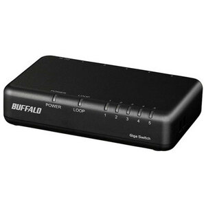 BUFFALO Buffalo Giga correspondence switching hub 5 port black LSW6-GT-5EP/BK /l