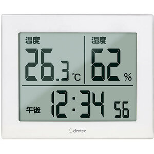  summarize profit dretecdoli Tec large screen temperature hygrometer is Kimi e white 0-506WT x [2 piece ] /l