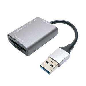 まとめ得 MCO SD microSDカードリーダ ライタ USB-A ダークシルバー USR-ASD1/DS x [2個] /l