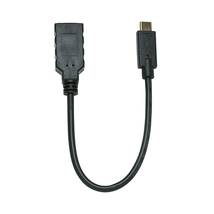 【5個セット】 MCO USB Type-C 3.1 Gen2対応ホストケーブル 0.15m ブラック SAD-CH03/BKX5 /l_画像3