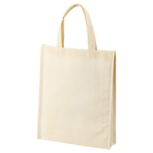  summarize profit non-woven A4 square tote bag beige 22449715 x [8 piece ] /l