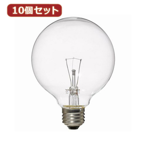 まとめ得 YAZAWA 10個セット ボール電球100W形クリア　GC100V90W95X10 x [2個] /l