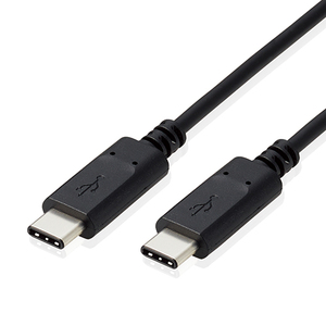 エレコム USBケーブル 2.0 タイプC USB-C PS5対応 PD対応 コントローラー充電 4m RoHS指令準拠(10物質) ブラック GM-U2CCC40BK /l