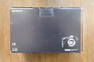 ★★★　SONY　ソニー　 α99 　 SLT-A99V　　　空き箱　　★★★