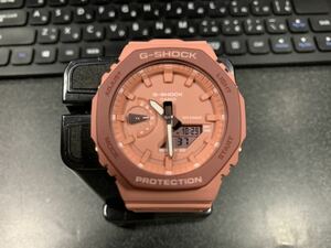 【未使用・美品】GA-2110SL-4A4JR カシオークCASIO カシオ G-SHOCK ジーショック Togenkyo 桃源郷　カーボンコアガード　アナデジ