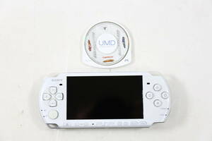 BB021212/1円〜/PSP本体/PSP-3000/白/ PSP /1GBメモリーカード付き/動作確認済