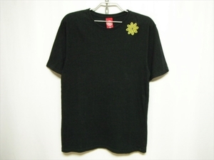 【K17】送料無料★良品★TOKYO HEMP CONNECTION トーキョーヘンプコネクション 半袖Tシャツ Mサイズ ワンポイント刺繍 THC アウトドア