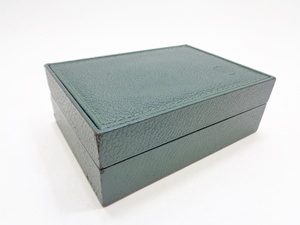 ロレックス 空箱 空箱 木製 緑 グリーン ボックス 箱 ケース BOX ROLEX MONTRES S.A. GENEVE モントレス ジュネーヴ 小物入れ アクセサリー
