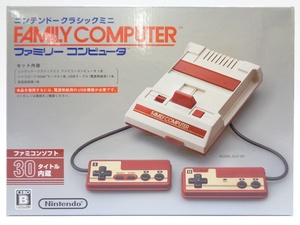 ニンテンドー クラシックミニ ファミコン ゲーム機 本体 ※動作確認済み 任天堂 Nintendo FC 30タイトル内蔵 famicom game classic mini