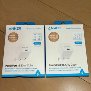 アンカー 20W USB-C Anker PowerPort III Cube ANKER 充電器