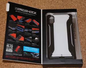 ☆新品★ELECOM iPhone XR ZEROSHOCK ゼロショック αGEL ホワイト