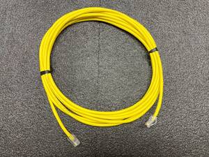 ★☆CAT5e ストレート全結線 UTP ヨリ線仕様 5m 黄☆★