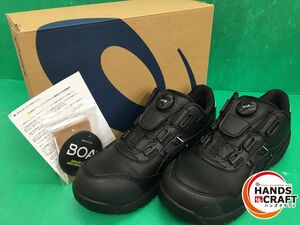☆アシックス asics　安全靴　25.5cm　CP306 BOA　ブラック　作業靴　ウィンジョブ　未使用品