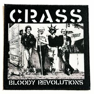 ☆新品☆Crass クラス ハードコア パンク ワッペン パッチ(検)666 ライダース Discharge GBH Exploited Chaos UK Disorder Amebix クラスト