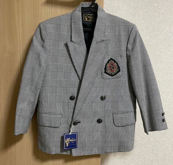 NEW ROYAL テーラードジャケット スーツジャケット ブレザー ダブル　子ども　男の子　120 卒園式　入学式　発表会