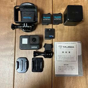 GoPro HERO7 BLACK TELESIN充電器＋電池＋クリップ　セット品